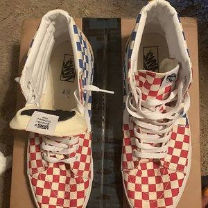 Multi colored Vans size 13 Men